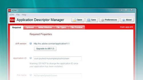 ADM - Application Descriptor Manager